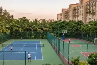Tennis & Basketball Courts at Embassy Golf City