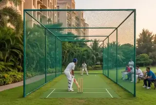 Cricket Practice Net at Embassy Golf City