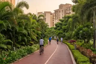 Cycling Track at Embassy Golf City